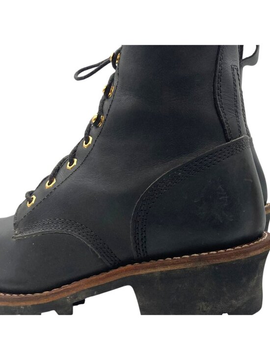 Chippewa Logger Oiled Leather Work Boots 73015 Men\'s 8.5 Vibram Sole Waterproof